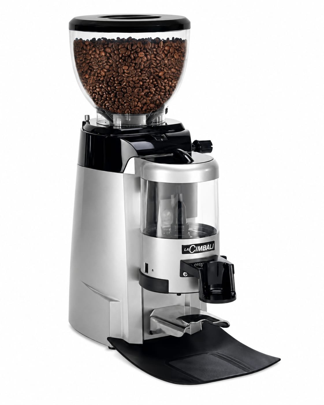 LaCimbali professional coffee grinder used in the Signature Barista training lab